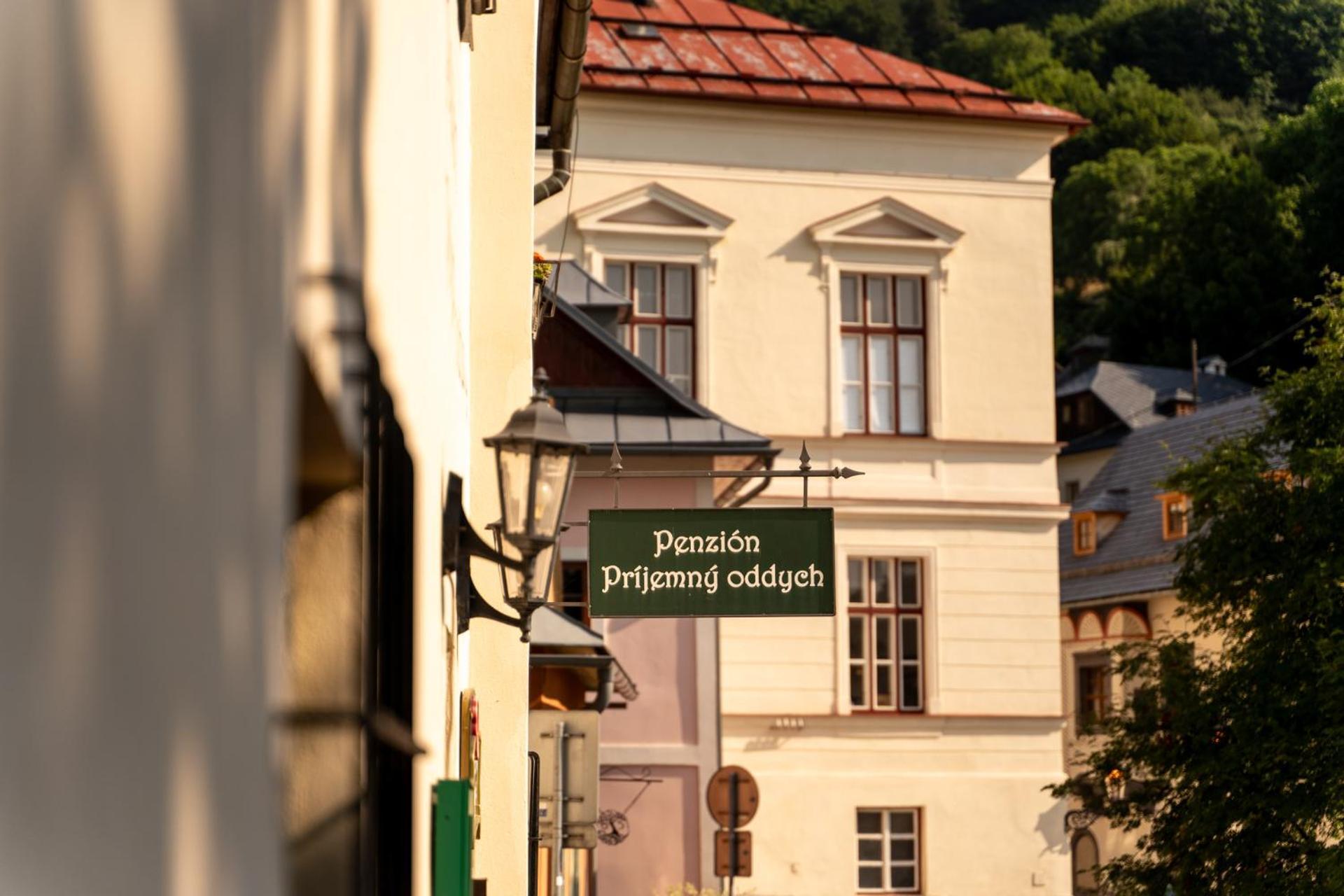 Penzion Prijemny Oddych Banská Štiavnica Dış mekan fotoğraf
